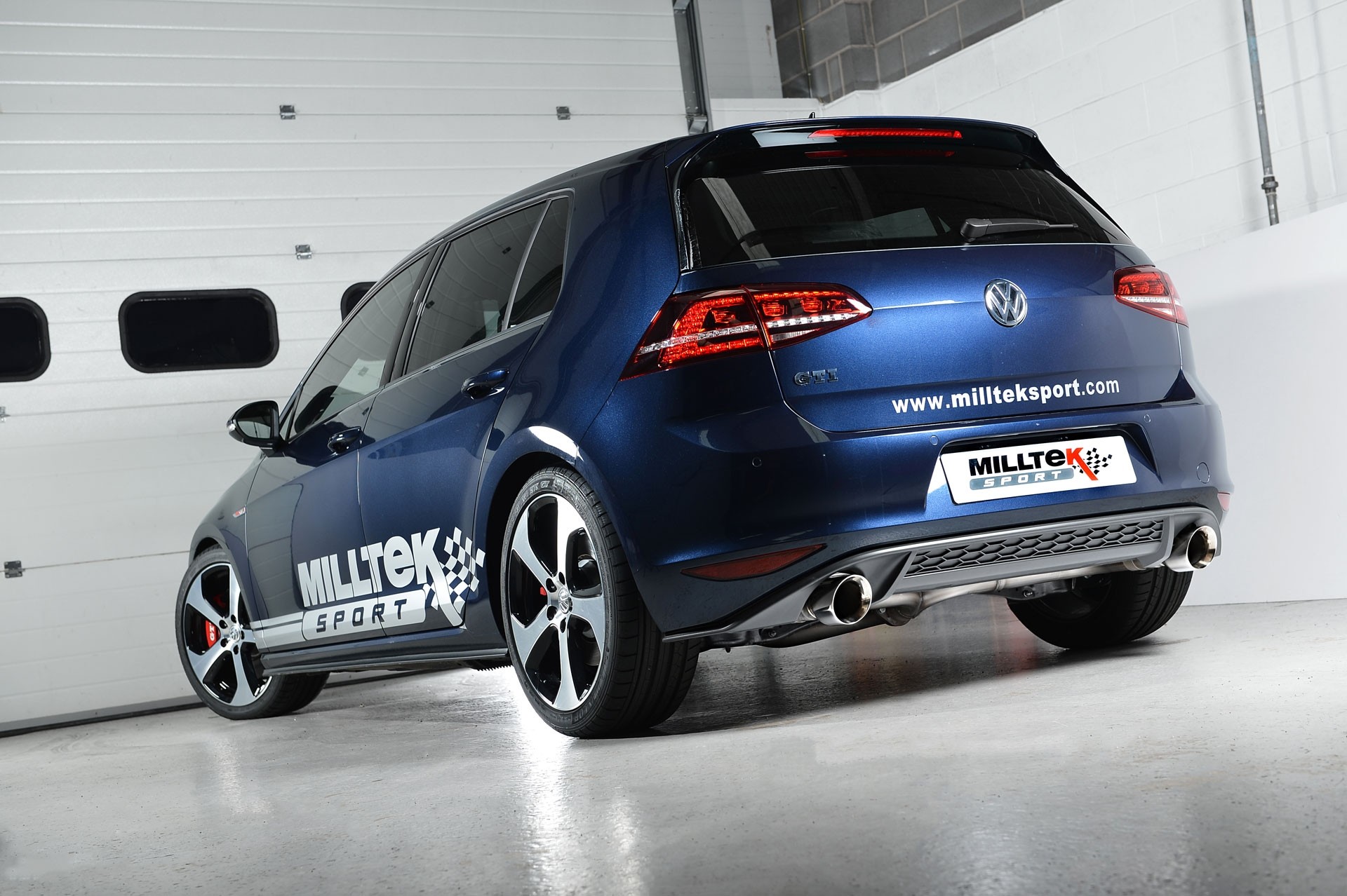 Milltek VW Golf VII Turbo-back incl. Hi-Flow SportsCat Polished