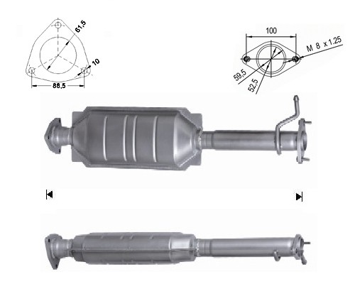 Lancia LYBRA 2.4TD JTD 2387 cc 103 Kw / 140 cv 839A6000 Magnaflo
