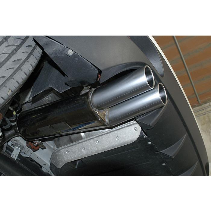 ALFA ROMEO MiTo 1.4i T MultiAir (135 Hp) 2009 -> 2014 Rear exhaust OO80 SATIN FINISH