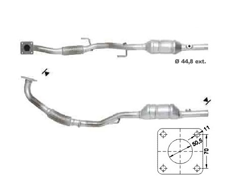 VW POLO 1.4i 16V 1390 cc 55 Kw / 75 cv AUA Magnaflow CAT Bouwjaa