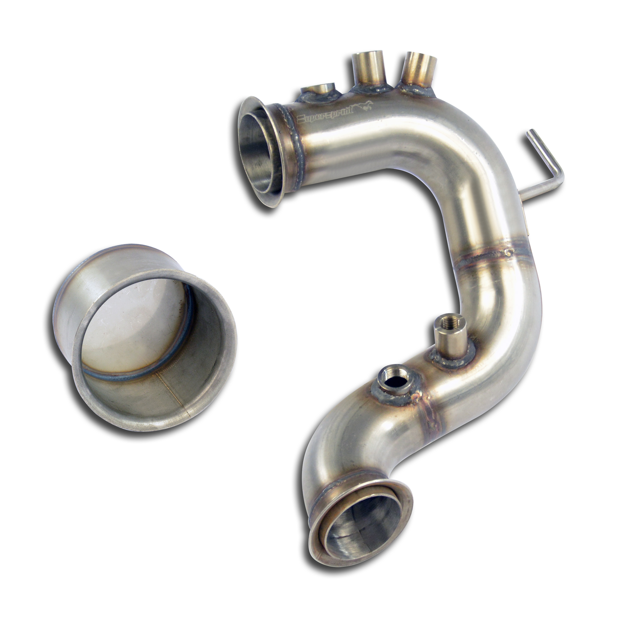 AUDI A3 8V 1.6 TDI (110 - 116 Hp) 2013 Turbo Downpipe (replaces diesel soot filter) With sensor bung