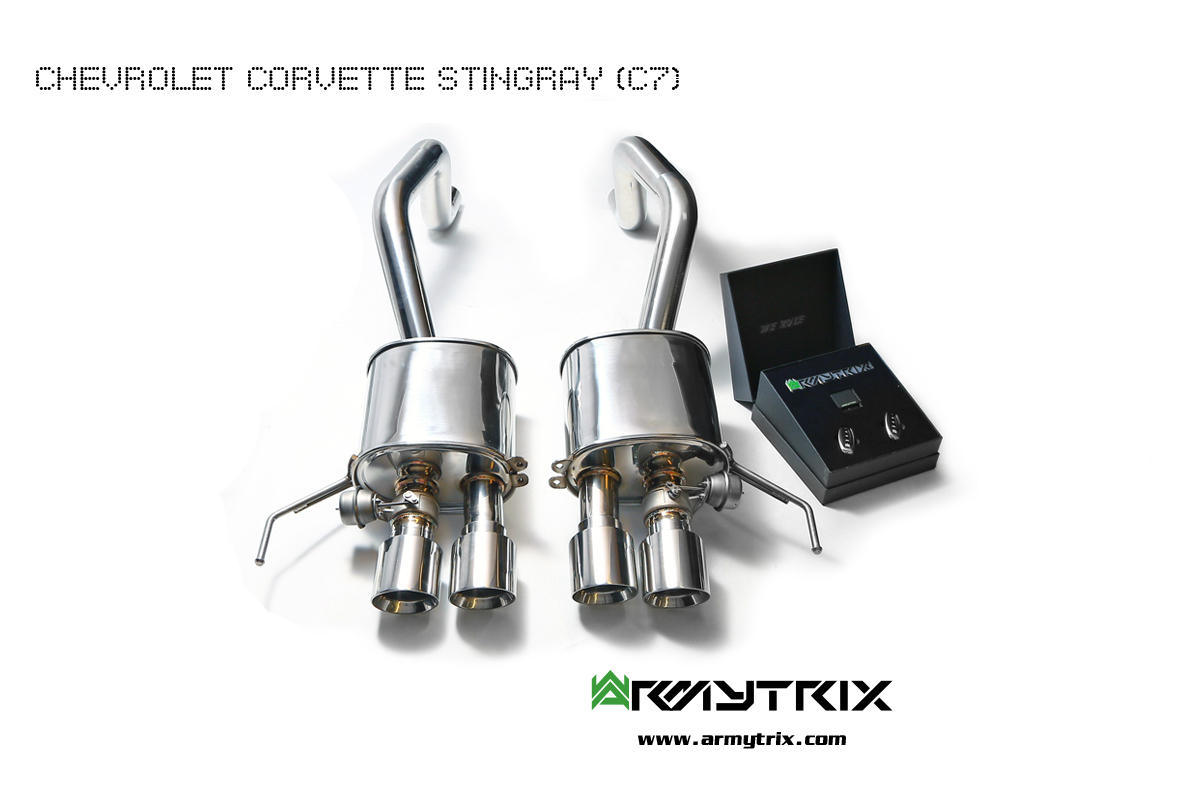 Armytrix Chevrolet Corvette Z06 (LT4) (2014-) Valvetronic muffle