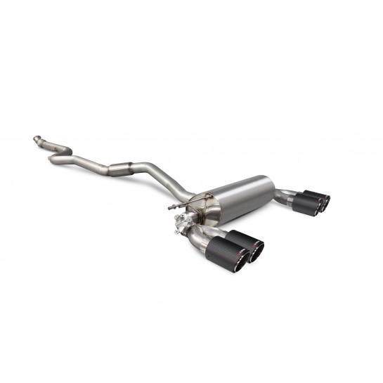 BMW 2 Series F87 M2 Non-GPF Model Cat-back system with electronic valve Scorpion
