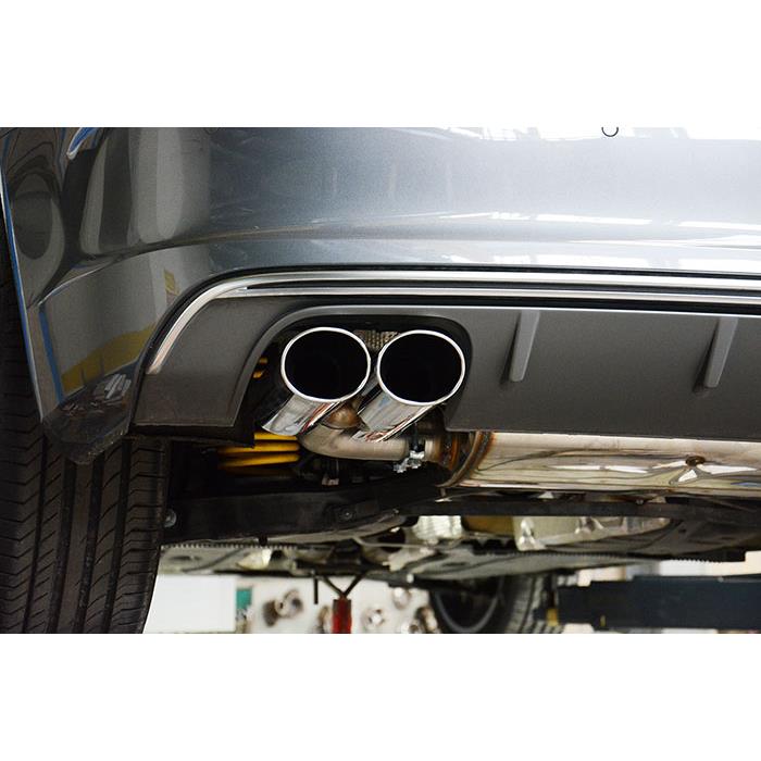 AUDI A3 8V Sedan 1.8 TFSI (USA model 170 Hp) 2013 -> 2015 Endpipe kit 100x75 Right + 100x75 Left