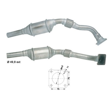 Seat CORDOBA 1.8i 1781 cc 66 Kw / 90 cv ADZ Magnaflow CAT Bouwja