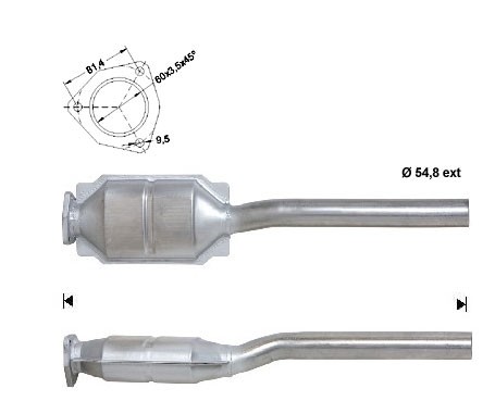 Audi A3 Quattro 1.9TDi 1896 cc 96 Kw / 130 cv ASZ Magnaflow CAT 