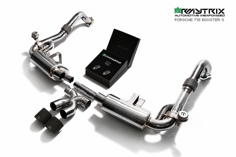Armytrix Porsche 718 Boxster / S (2016-) Valvetronic Muffler (L