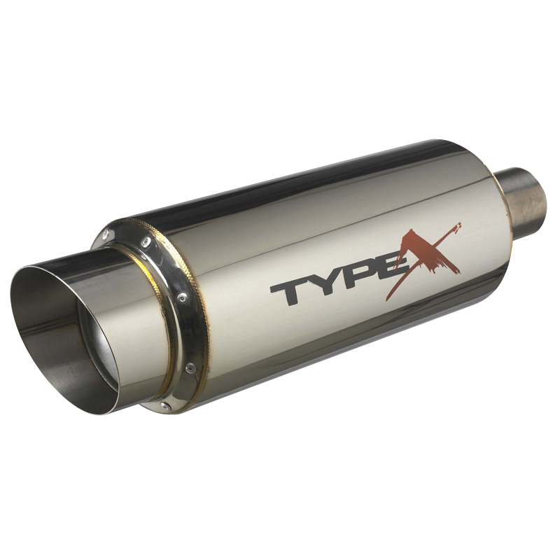 Sportuitlaat Universeel Type X Racing - Ø150mm - Angle Tip