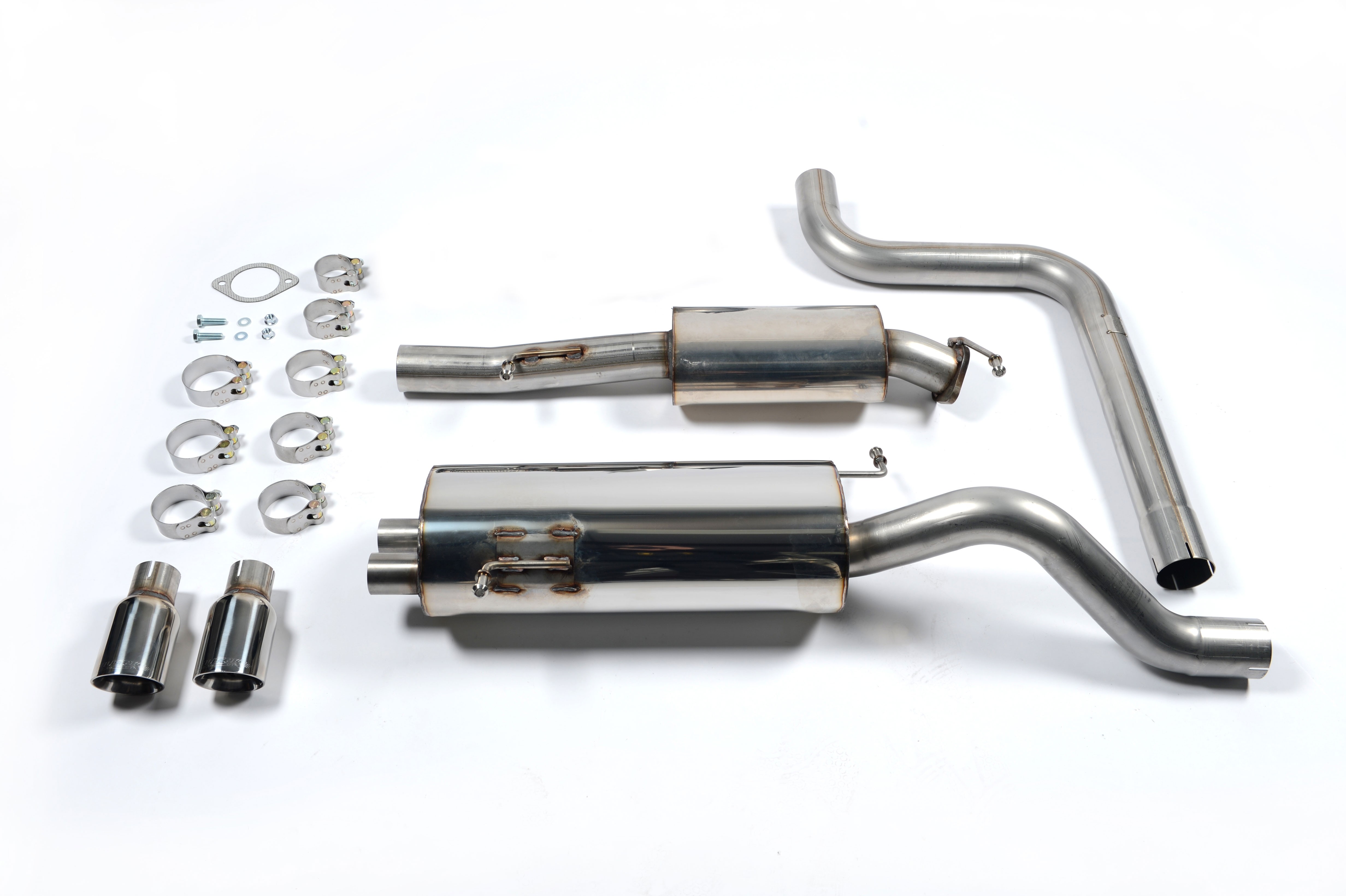 Ford Ford Fiesta Mk7/Mk7.5 ST 1.6L  EcoBoost 182PS & ST200 Milltek Cat-Back Resonated (Stiller)