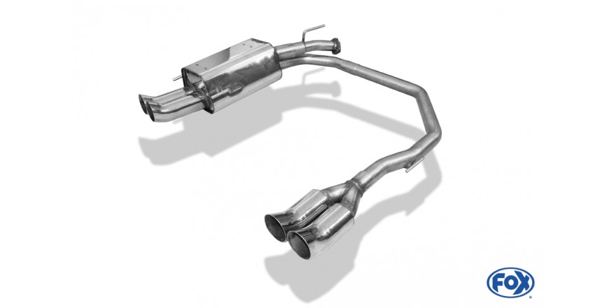 Opel Astra G-CC Hatchback Einddemper Uitgang rechts/links - 2x76