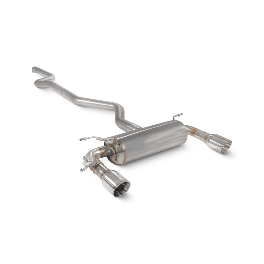 BMW 3 Series F30/F31 340i incl. xDrive Non-GPF Model Non-resonated cat-back system Scorpion
