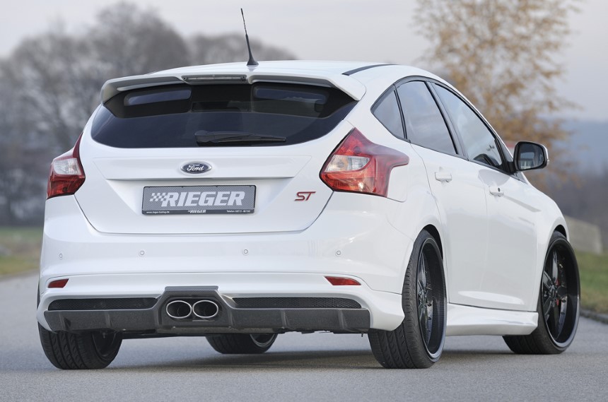 Uitlaat dubbel RVS Ford Focus ST Reiger