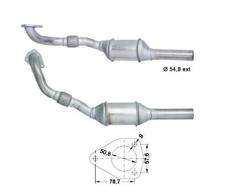 VW PASSAT 35i 1.9TD 1896 cc 81 Kw / 110 cv AFN Magnaflow CAT Bou