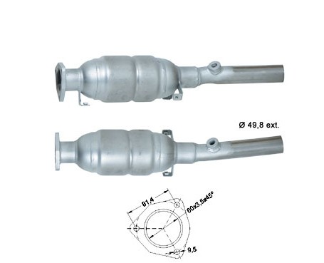 VW BORA 1.6i 16V 1595 cc 77 Kw / 105 cv AZD Magnaflow CAT Bouwja