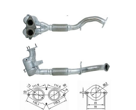 Alfa Romeo 156 1.6i 16V 1598 cc 88 Kw / 120 cv AR32104 Magnaflow