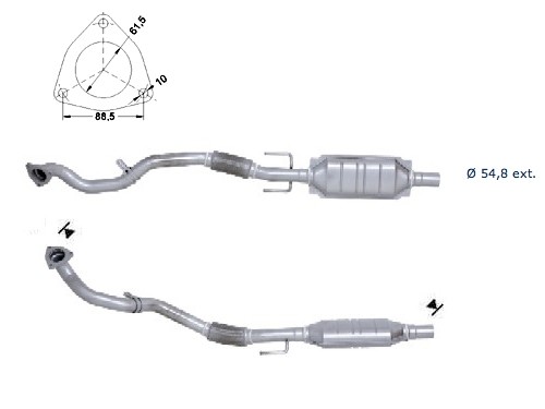 Saab 9-3 1.9TD TID 1910 cc 88 Kw / 120 cv Z19DT Magnaflow CAT Bo