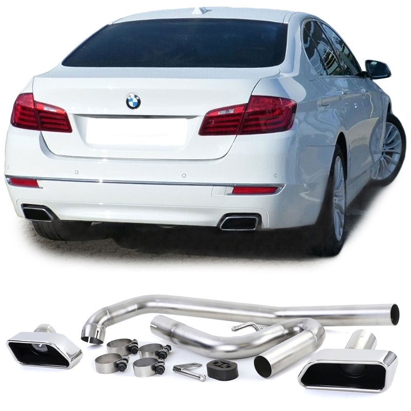Uitlaat BMW F10 F11 F12 F13 Chroom V8 Look