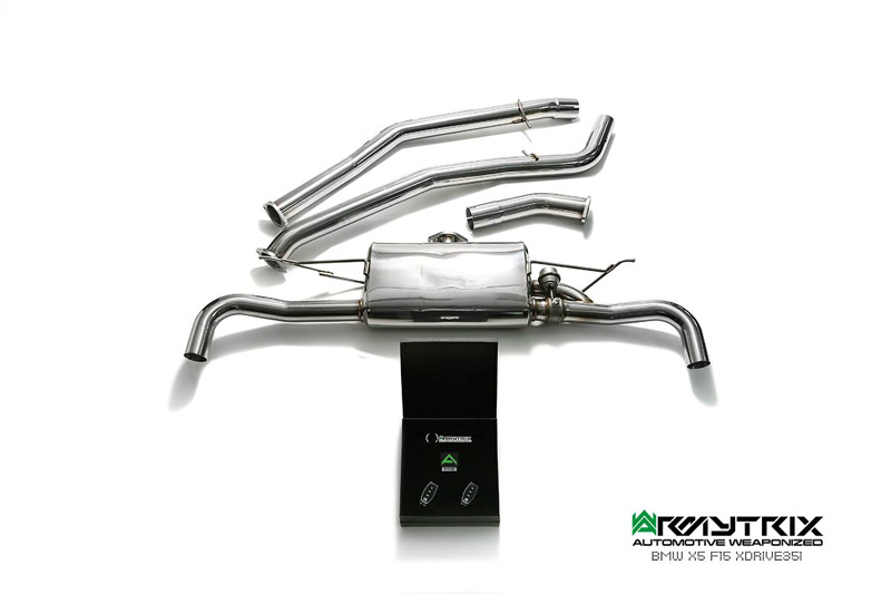 Armytrix BMW F15 X5 35i (N55B30) (2014-) Front pipe + Mid pipe 1