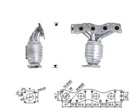 Suzuki IGNIS 1.5i 16V 4WD 1490 cc 73 Kw / 99 cv M15A Magnaflow C