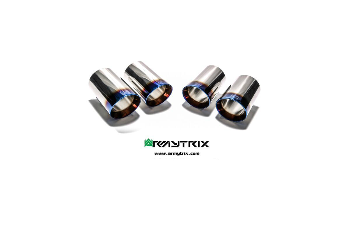 Armytrix Honda Civic Type R FK2 (2015-2017) Quad Blue Coated tip