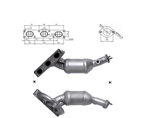 BMW Z3 2.8i 24V 2793 cc 142 Kw / 193 cv M52 E36 Magnaflow CAT Bo