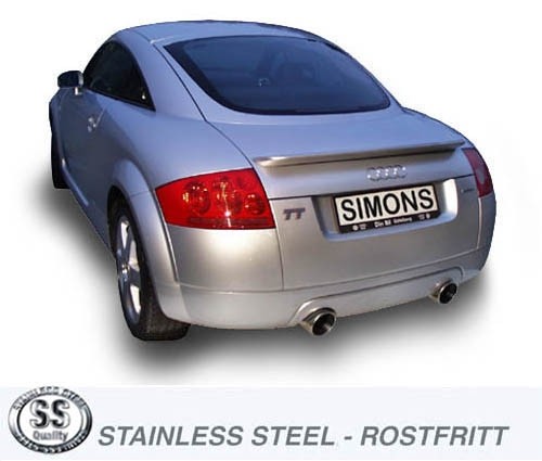 Simons Uitlaatsysteem af kat. Audi TT Quattro 1999>