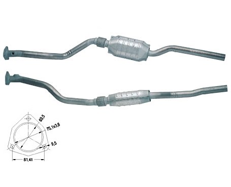 Audi A4 Quattro 2.8 V6 2771 cc 128 Kw / 174 cv AAH Magnaflow CAT