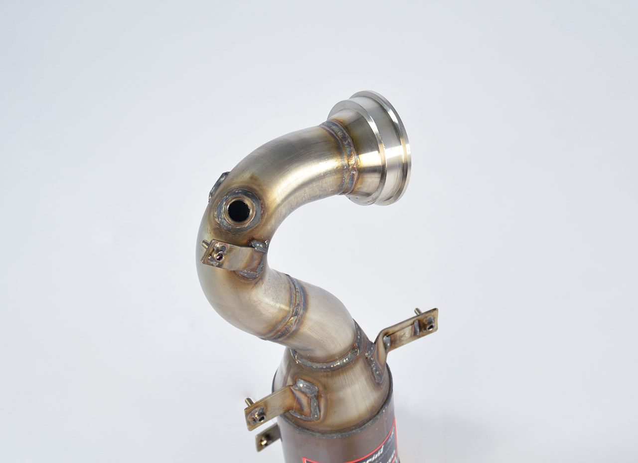 595 ABARTH 1.4T "Competizione" (180 Hp) (Ø65) 2016 Turbo downpipe kit + Metallic catalytic converter