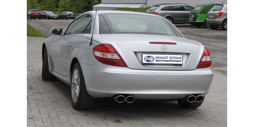 Mercedes SLK Typ 171 - 4 Zylinder Einddemper rechs/links - 2x115