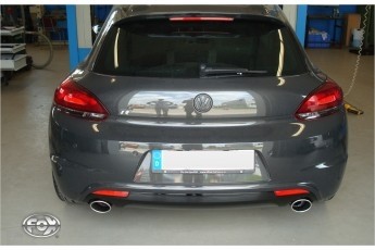VW Scirocco - 13 - R-Look Einddemper Uitgang rechts/links - 115x