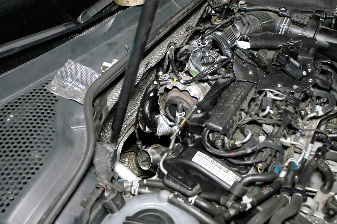 AUDI A3 8VA Sportback 1.6 TDI (105 Hp) 2012 Turbo Downpipe (replaces diesel soot filter) With sensor
