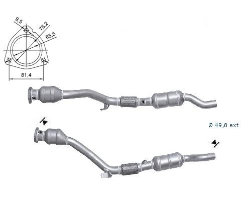 Audi A6 2.4i V6 30V 2393 cc 125 Kw / 170 cv BDV Magnaflow CAT Bo