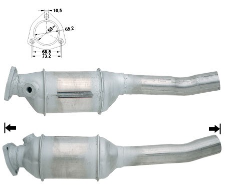 Audi 90 2.3i Quattro 2309 cc 100 Kw / 136 cv NG Magnaflow CAT Bo