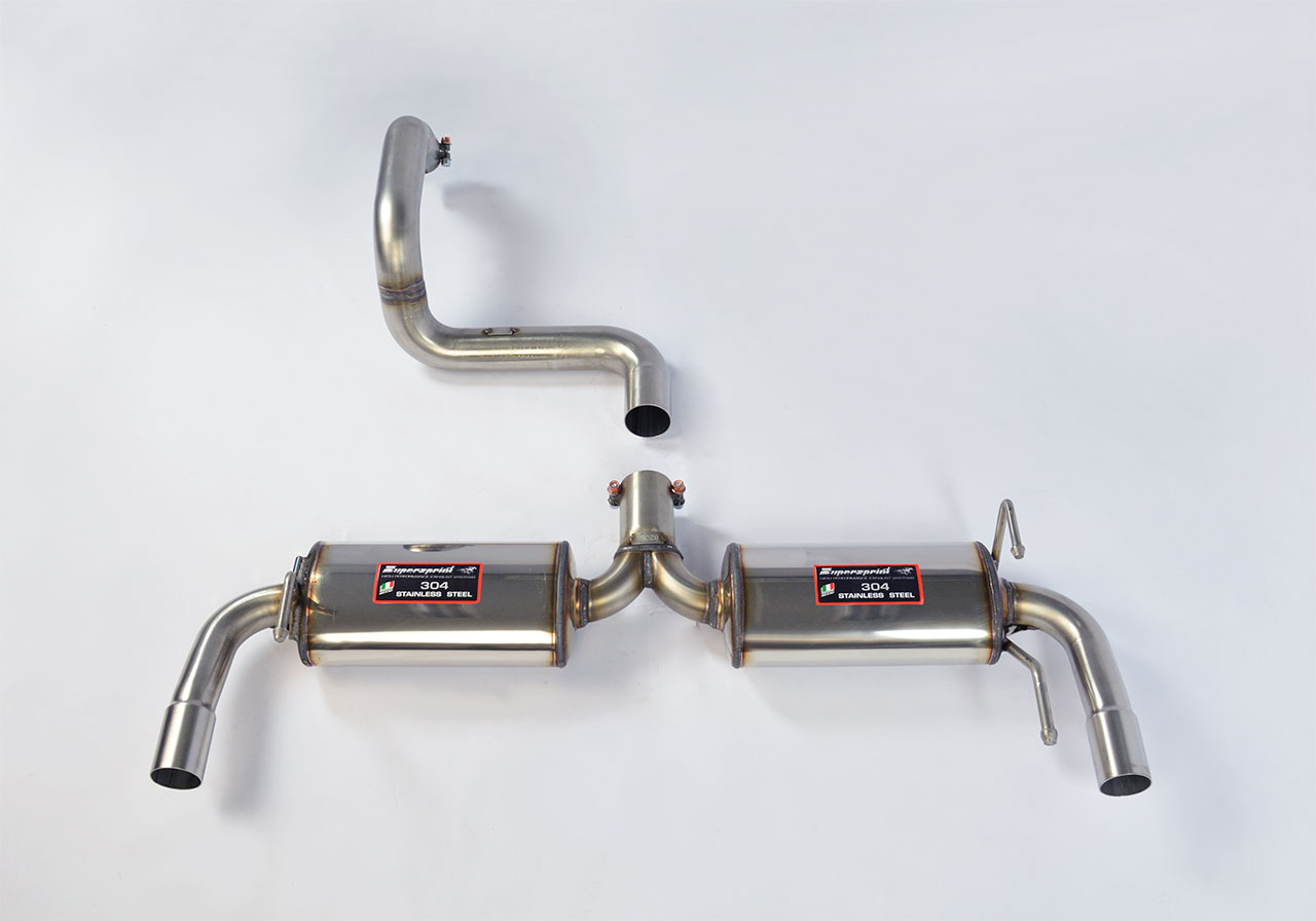 595 ABARTH 1.4T "Trofeo Edition" (140 Hp) 2015 Rear exhaust Right - Left