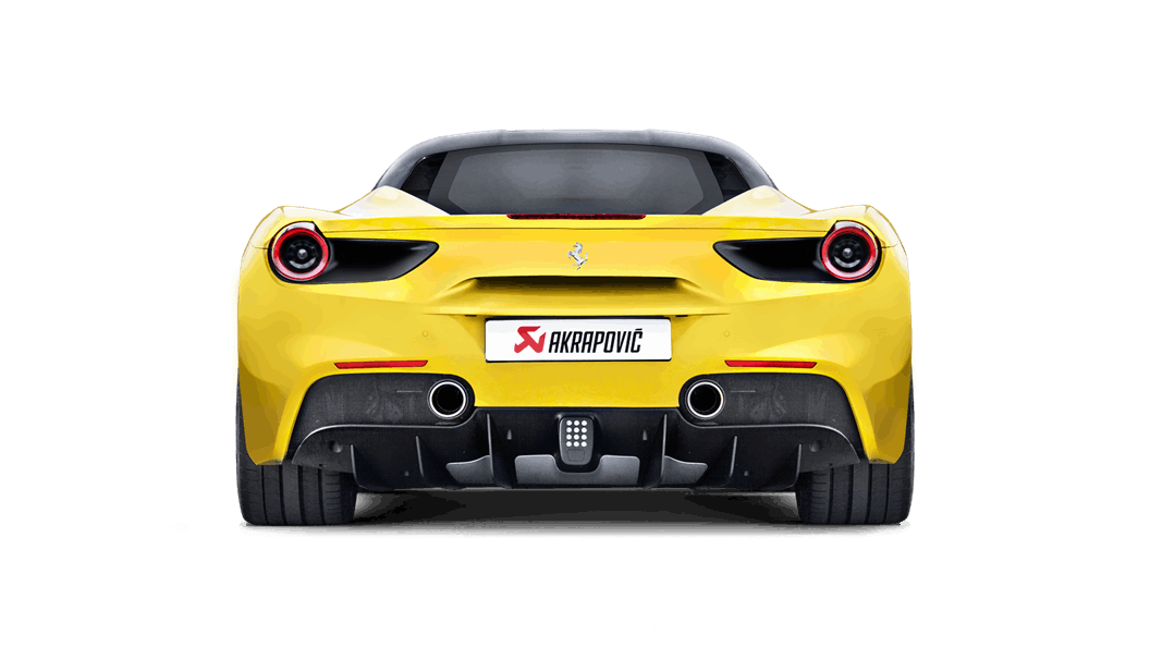 Akrapovic Ferrari 488 Gtb/488 Spider “Slip On” Titanium Exhaust System