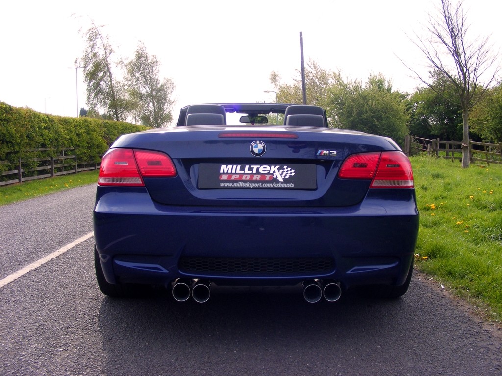 Milltek 3 SERIES COUPE (E92) M3 4.0 V8 Cat-back Quad 80mm Specia