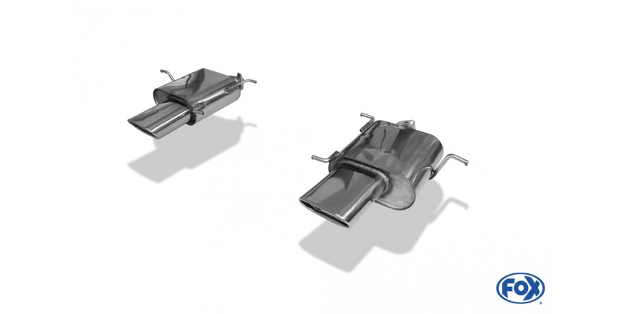 Maserati 3200GT Einddemper rechts/links - 150x70 Typ 53 rechts/l