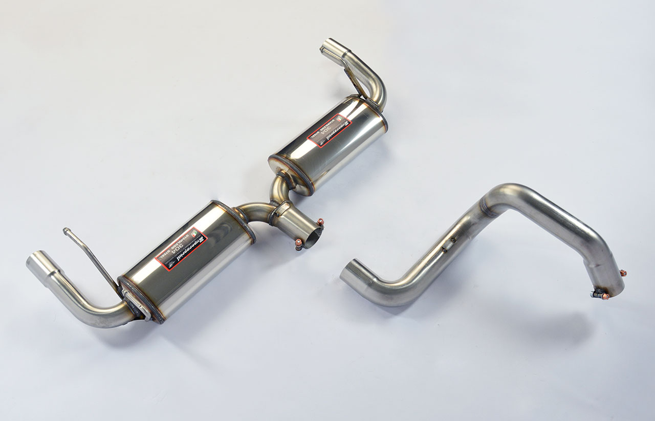 595 ABARTH 1.4T "Turismo" (165 Hp) (Ø65) 2016 Rear exhaust Right - Left