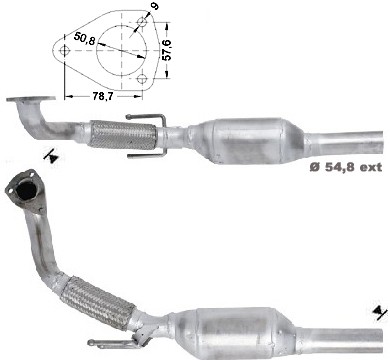 VW POLO 1.9TD Classic 1896 cc 81 Kw / 110 cv ASV Magnaflow CAT B