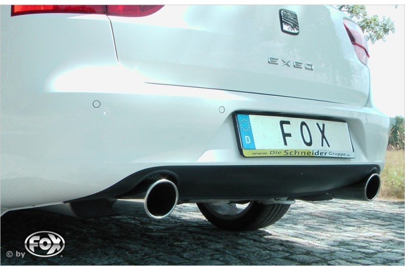 Einddemper Seat Exeo 3R/ 3R ST - 2,0l TFSI Duplex 1x90 rond