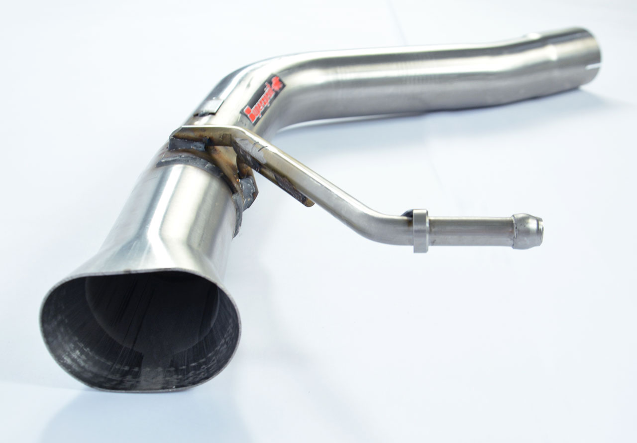 AUDI A6 C7 4G 2.0 TFSI (252 Hp) 2015 -> 2018 Rear pipe Right - Left (Muffler delete)