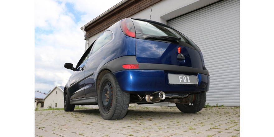 Opel Corsa C Einddemper - 1x90 Typ 13 FOX