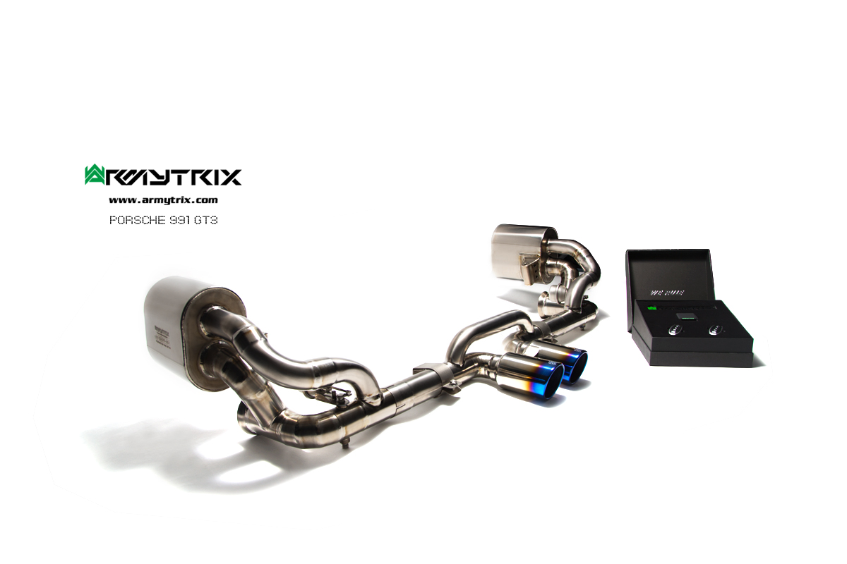 Armytrix Porsche 911 997 RS (2006-2011) Valvetronic Muffler (L a