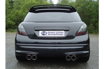 Peugeot 207 RC Einddemper Uitgang rechts/links - 2x100 Typ 16 re