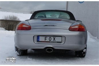 Porsche Boxster Typ 986 Einddemper - 140x90 Typ 32 midden FOX