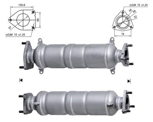 Honda ACCORD 2.2TD CDTI 2204 cc 103 Kw / 140 cv N22A1 Magnaflow 