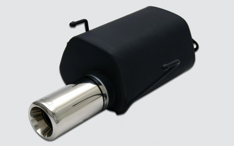 Einddemper Honda CR-V 1997-2001 RVS eindstuk 100mm Rond