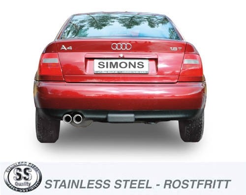 Simons Uitlaatsysteem Audi A4 B5 1994-1998