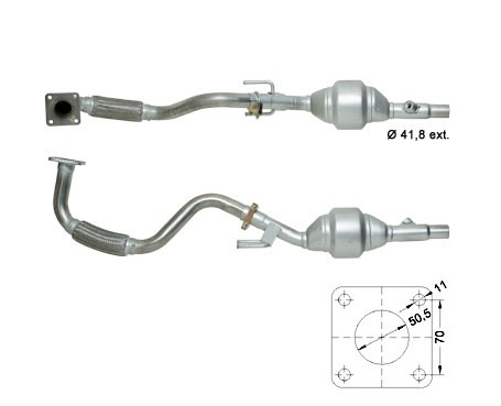Seat IBIZA 1.0i 999 cc 37 Kw / 50 cv ANV / AUC Magnaflow CAT Bou