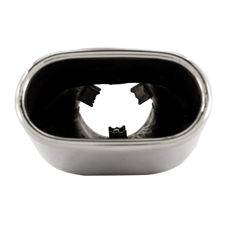 Simoni Racing Uitlaatsierstuk Rechthoekig RVS - 117x68xL190mm - Montage ->63mm